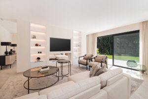 Villa living room renovation in Marbella